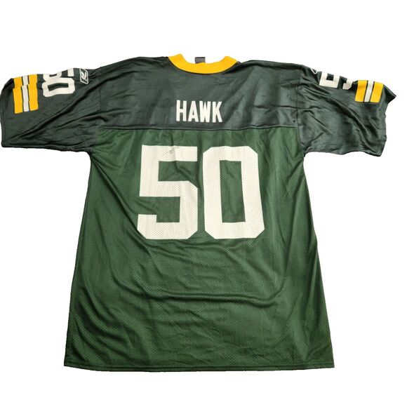Reebok Other - Vintage Reebok AJ Hawk Jersey Men Large Green Bay Packers NFL Team Equipment